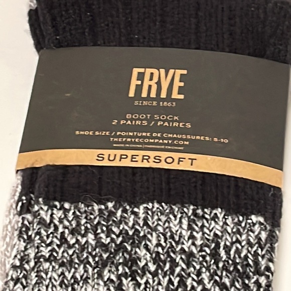 Frye Boot Socks Supersoft 2 Pair - Picture 2 of 5